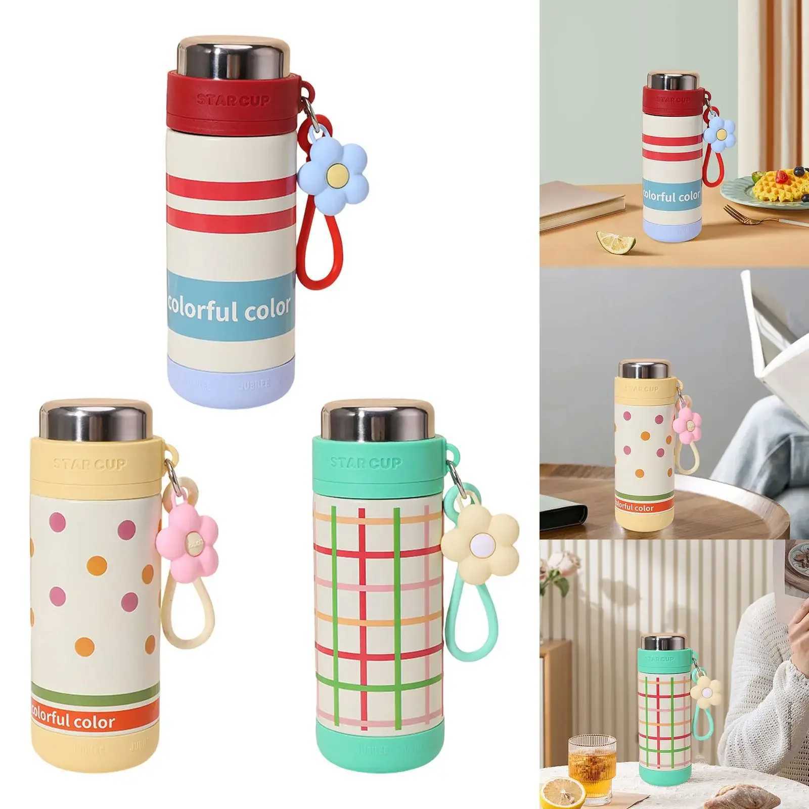 Insulated Water Bottle Travel Mug Portable Easy to Clean Large Capacity Coffee Cup Thermal for Office Travel Home Gym Sports C251008