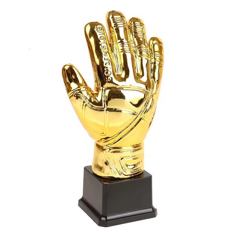 1XGolden Gloves Football Trophy Winner Gold Trophys Goalkeeper Gamesoccer Cpetition Adt Glove School Kids Awardtrophies Cup Y251008