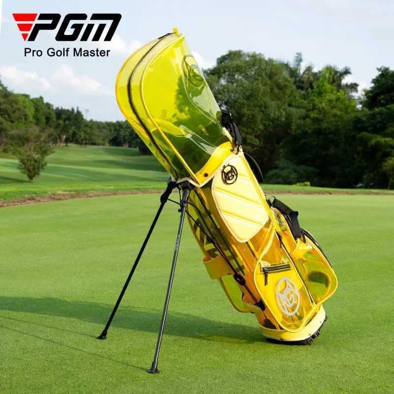 PGM Golf Bag Women High Quality Waterproof Portable Club Pack Lightweight Bright Transparent Put All Sets Clubs QB131 J251008