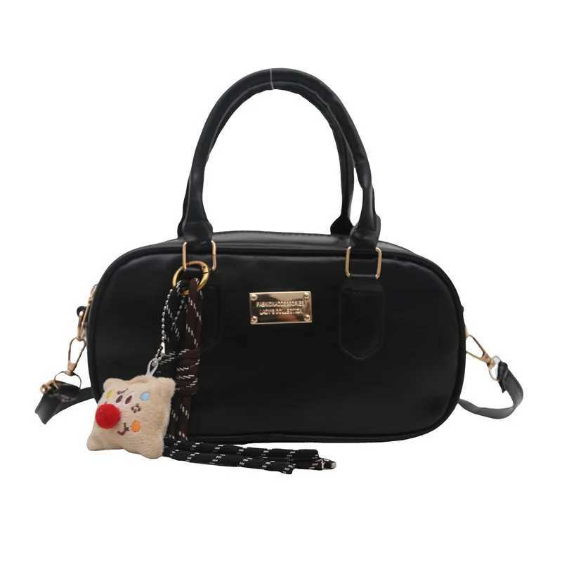 Designer Solid Color PU Crossbody Bag Fi Texture Leather Wens Handbag New Versatile Simple Shoder Bag Small Square Bag Y251120