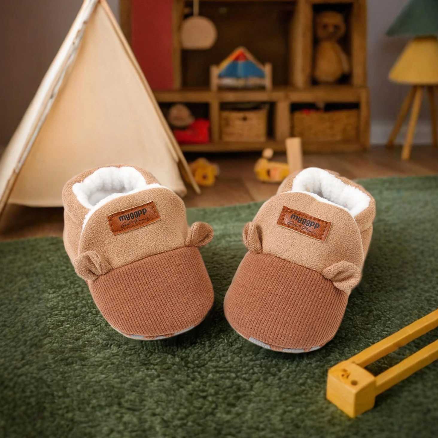Warm Infant Toddler Crib Snow Boots Soft Comfortable Infant Girls Boys AntiSlip Slipper Newborn Baby Shoes C251008