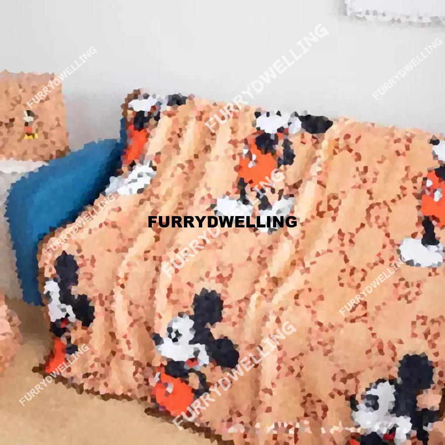 Designer Blanket Foreign Trade Facecloth Pop-Up Dwe74 Sable Office Nap Cover Blanket 150*200Cm