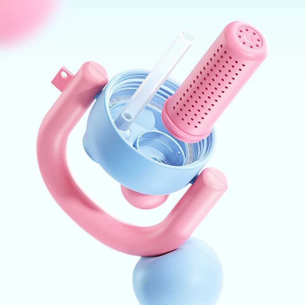 800 ml with Lid Sippy Water Bottles with Pendant Large Capacity Juice Milk Cup Double Drink Bubble Tea Coffee Drinkware Kettle C251008