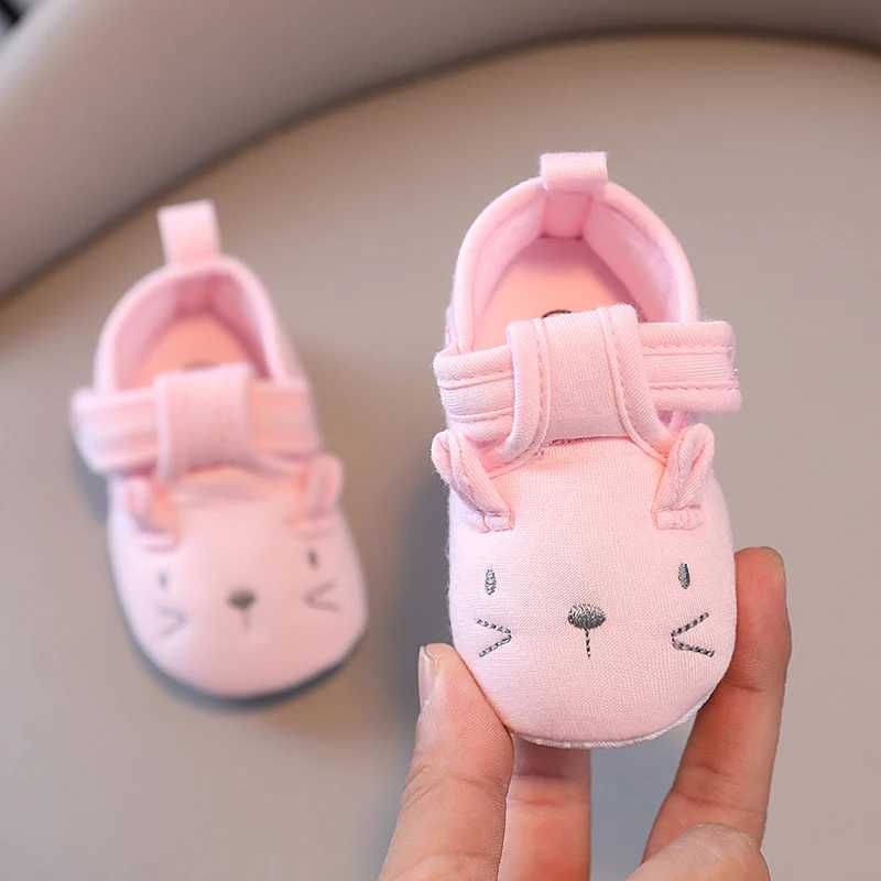 CartoonBaby Shoes Newborn Boys Girls First Walker Cute Spring and Autumn Pure Cotton Warm Soft Bottom Plush Fashion Casual Shoes C251008