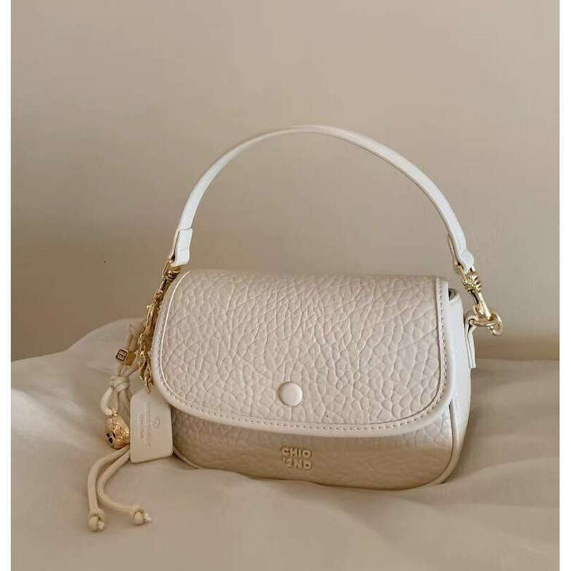 High-end fashion designer bag Luxury Nanfeng Chio nd Sea Salt Cream Small Square for Women Super Popular Lychee Pattern Handbag Shoulder Crossbody Bag