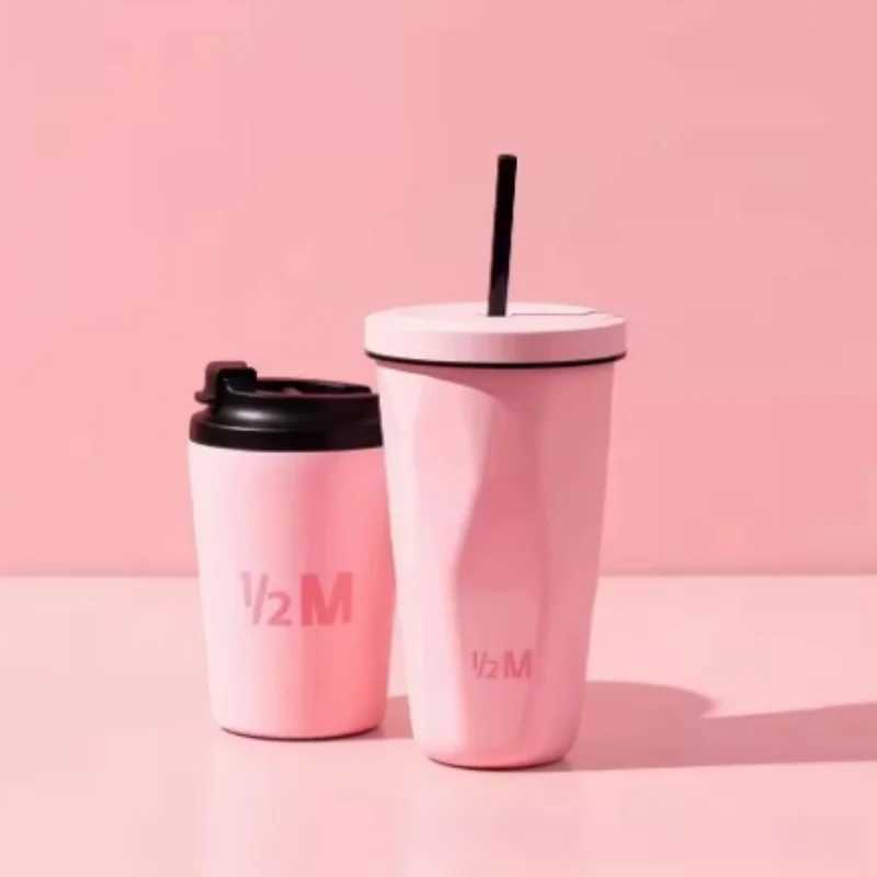 coffee cup Insulated cup stainless steel coffee cup insulated water hot and coldice drink leak proof cup C251008