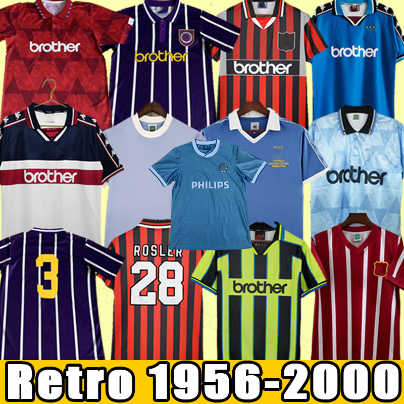 Soccer Jerseys 1989 1998 1999 15 16 2011 2012 Mans City Retro Gallagher Haaland Man 11 12 13 14 classic DZEKO KUN AGUERO BALOTELLI NASRI SILVA Football Shirt 1982 125th