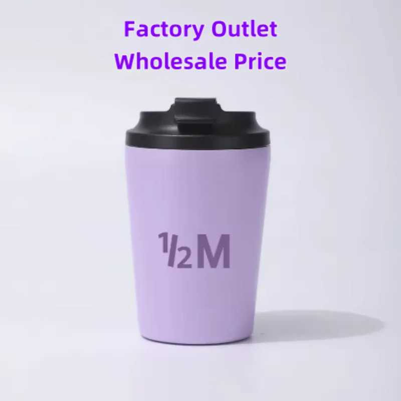 coffee cup Insulated cup stainless steel coffee cup insulated water hot and coldice drink leak proof cup C251008