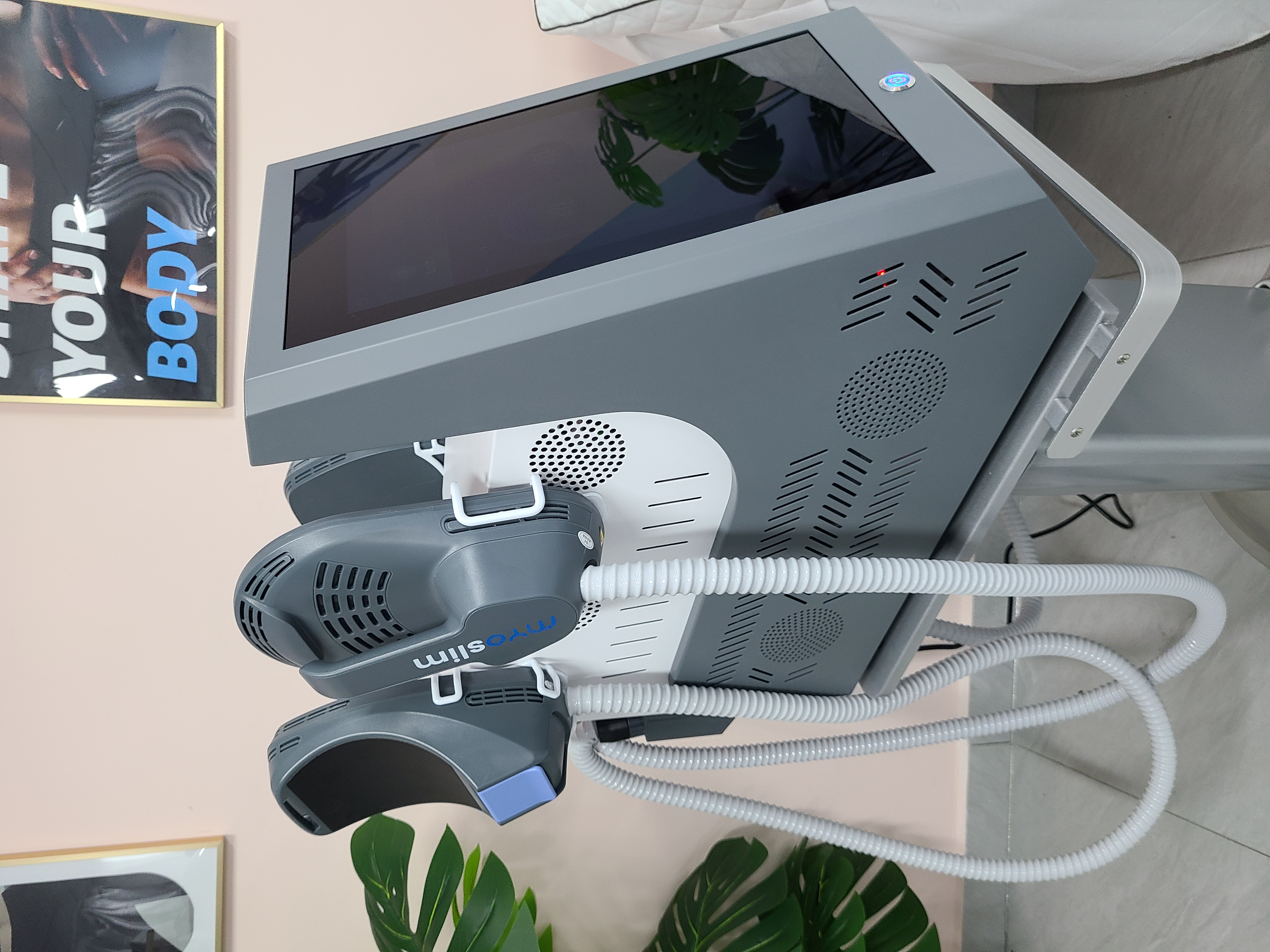 Professional EMS Body Slimming Machine HI-emt Muscle Toning 200HZ Body Shaping Fat Reduction Beauty Salon Weight Loss Device For Men and Women