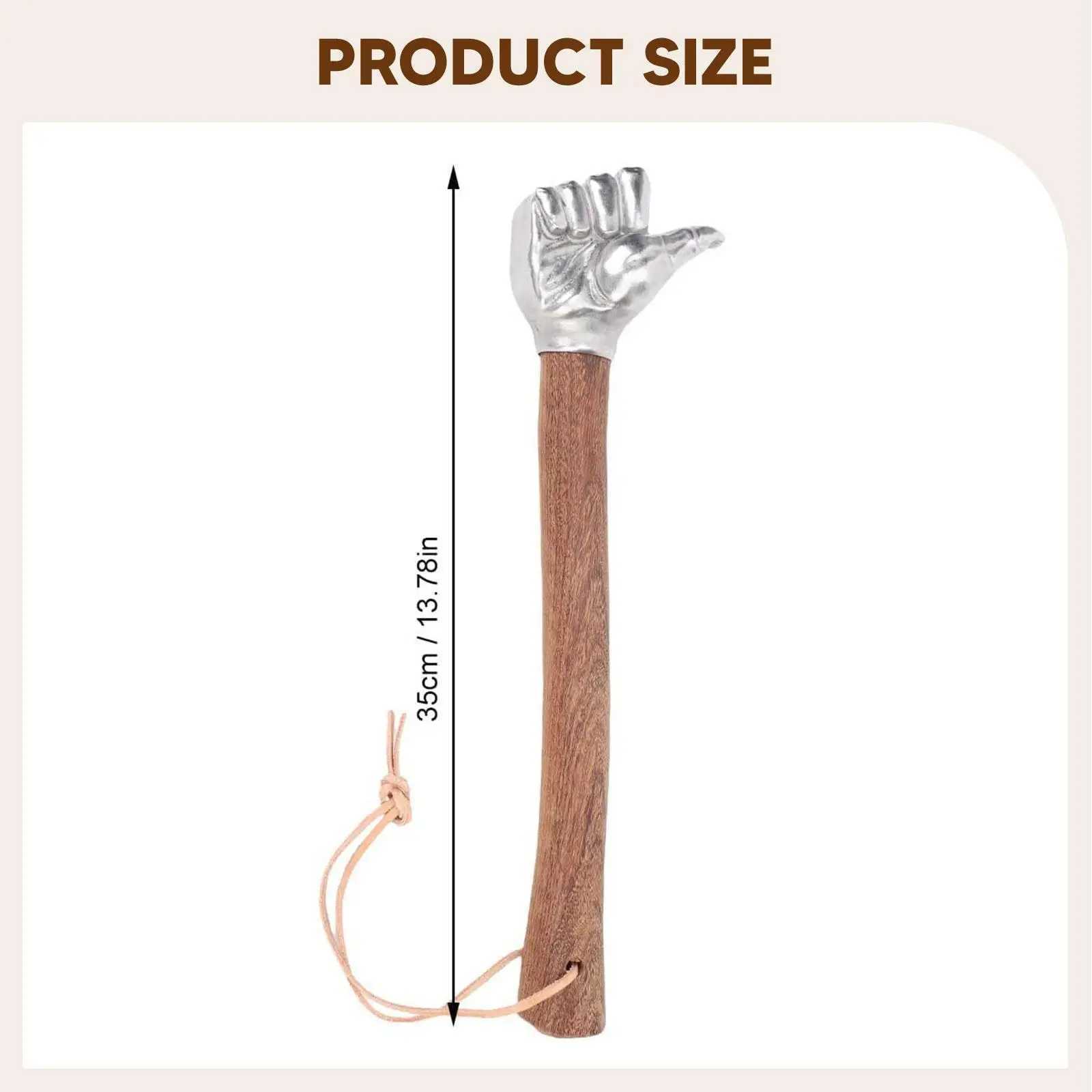 Stainless Steel Hammer Fist Shaped Head Hammer for Tent Gardening Flooring J251008