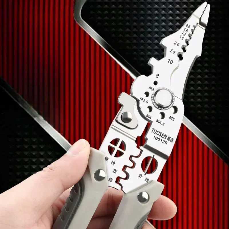 NEW Outdoor Multi Functional ELEctrician Pliers for Wire Splitting and StripPING for ELEctricians Home Outdoors J251121