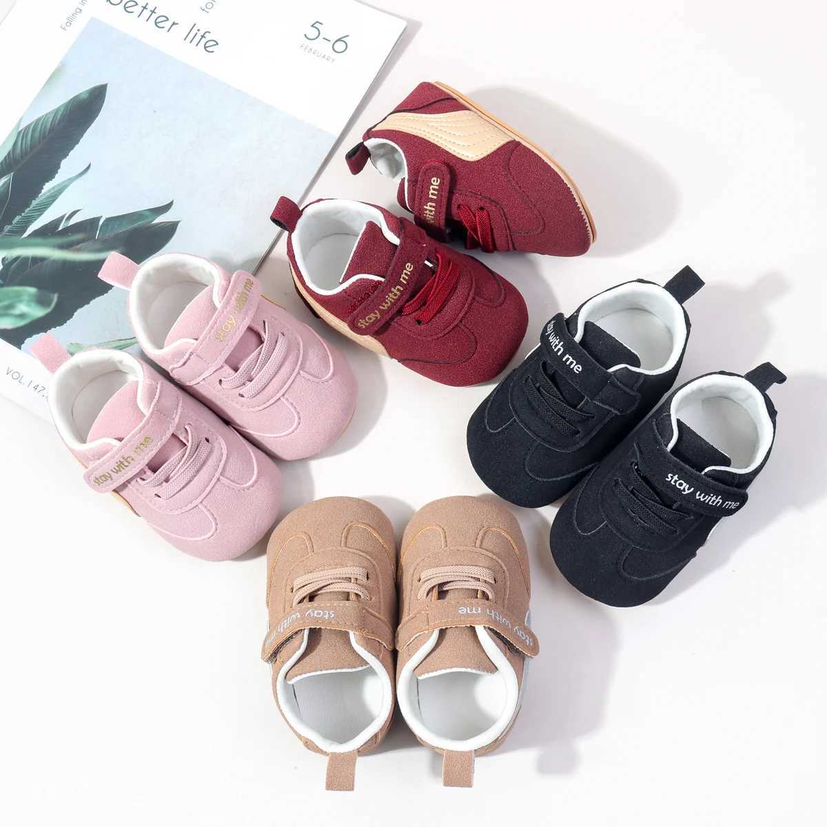Spring And Summer Newborn Baby Boys And Girls First Walking Shoes Casual Sports Style Indoor Outdoor Toddler Shoes With TPR Sole C251008