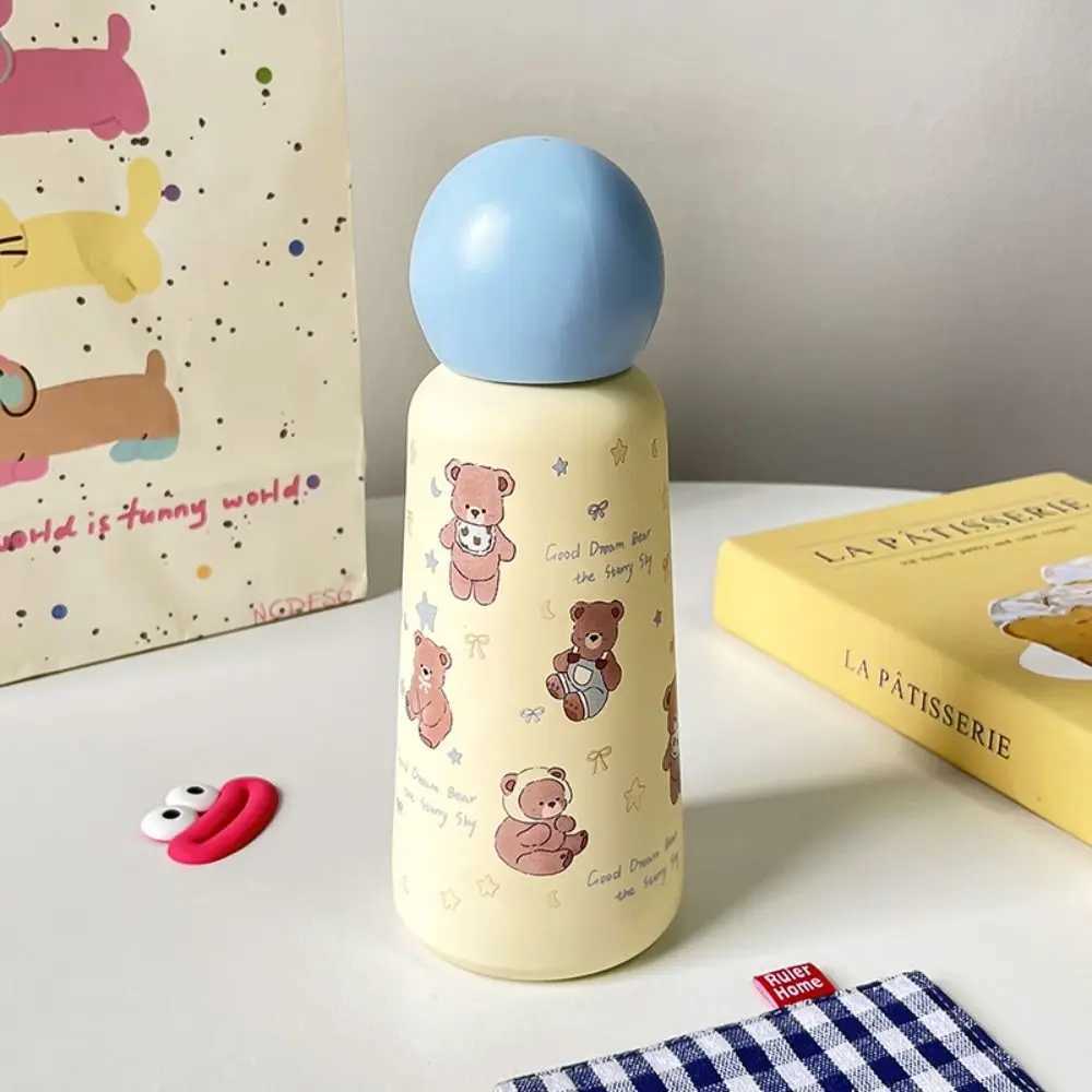 Cute 650ml Thermal Cup Cartoon Pattern Large Capacity Vacuum Cup Leakproof Stainless Steel Coffee Cup Gift C251008