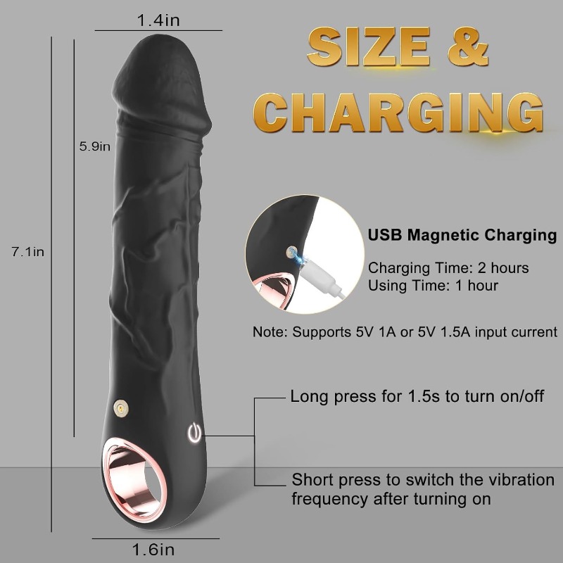 Handheld massager vibrator with 10 types of vibrators, made of silicone, used for various full body massages, and for daily massage to create a pleasa
