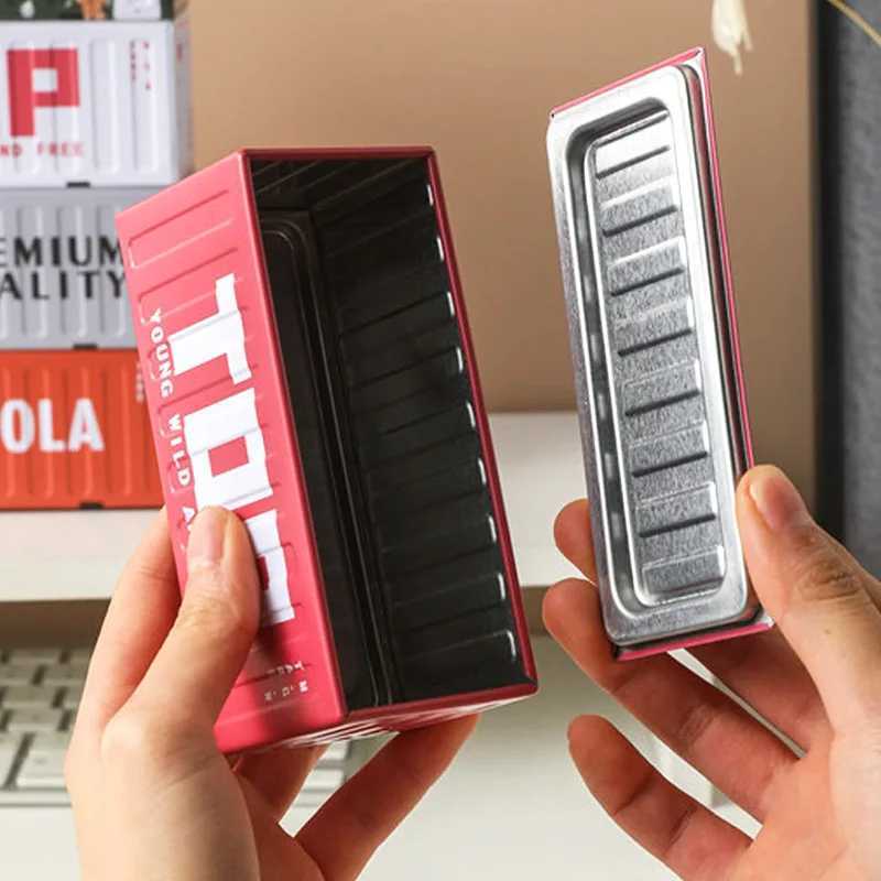 Mini Container Small Iron Box Distressed Miniature Model Scene Props Creative Decoration Storage Blind Box Cute Grain Box 4129 C251008