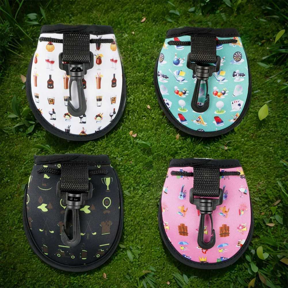 Golf Ball Waist Bag Portable Golf Bag Lightweight Golf Ball Carry Bag Holds 2 Balls Golf Ball Storage Bag Golf Accessories J251008