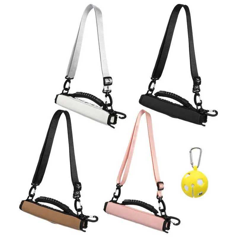 Golf Club Bag With Golf Ball Clip Adjustable Carrying Bag Adjustable Shoulder Strap Golf Clubs Carry Bag Handbags Golf Accessory J251008