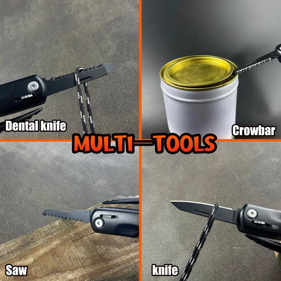 Multifunctional claw hammer multipurpose mini hammer outdoor camping and mountaineering tools multitool pliers mens gift J251121