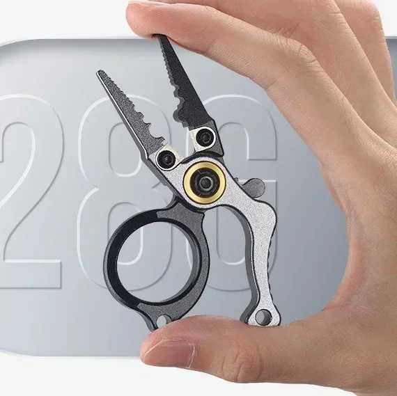 Mini Fishing Pliers Aluminum Alloy with Split Ring Tungsten Carbide Cutters For Anglers Outdoor Camping Gear Ideal Fishing Gift J251121