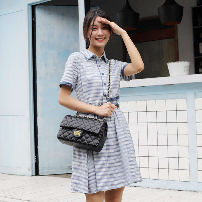 designer bag Luxury bag Xiaoxiangfeng Quilted Chain 2025 New Women's Socialite Lady Single Shoulder Crossbody Bag Genuine Leather Double Flap Han