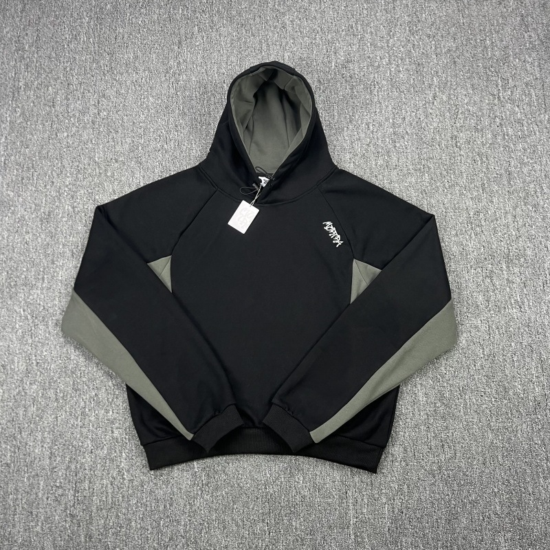 Designer Men's Mertra Cotton Hoodies embroidery Splicing Fleece Harajuku Retro Casual high street men loose Letter running pantalon hoodie Women 