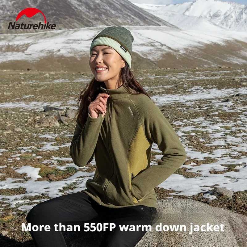 Naturehike Fleece Jackets Full Zip Thermal Warm for Women Camping Hiking Soft Shell Coat Clothing Outdoor Sports Windbreaker J251008