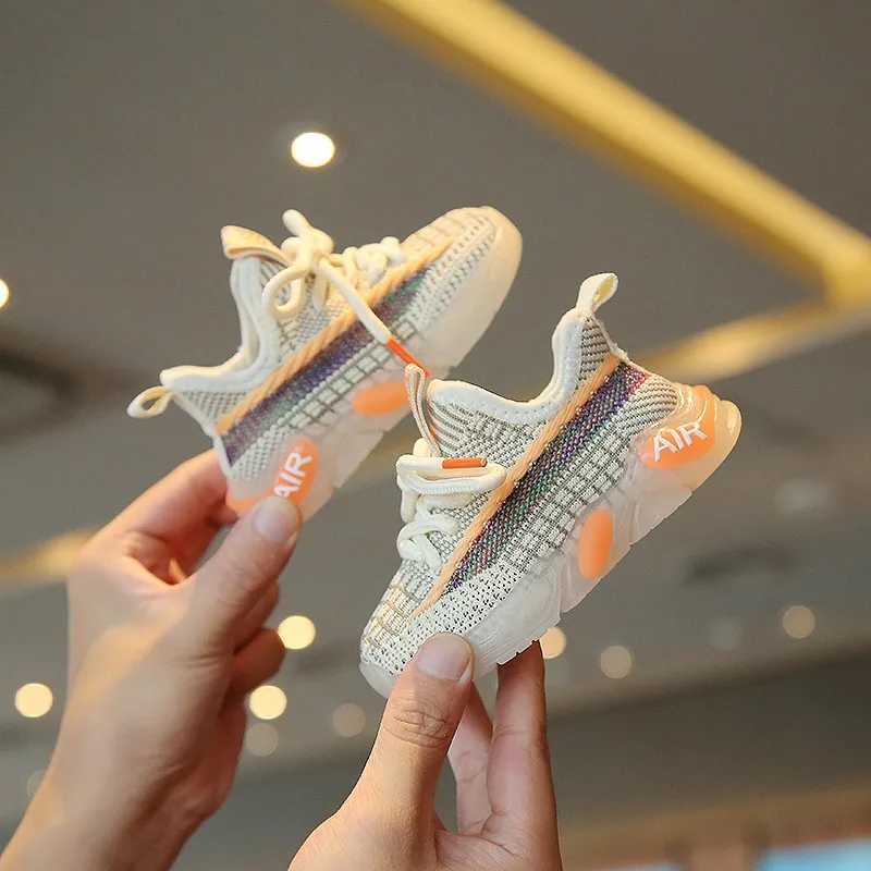 CHIldrenS Iightweight Casual Shoes Breathable Woven First Walkers Soles For Babies Boys Girls Non Slip Outdoor Sports C251008