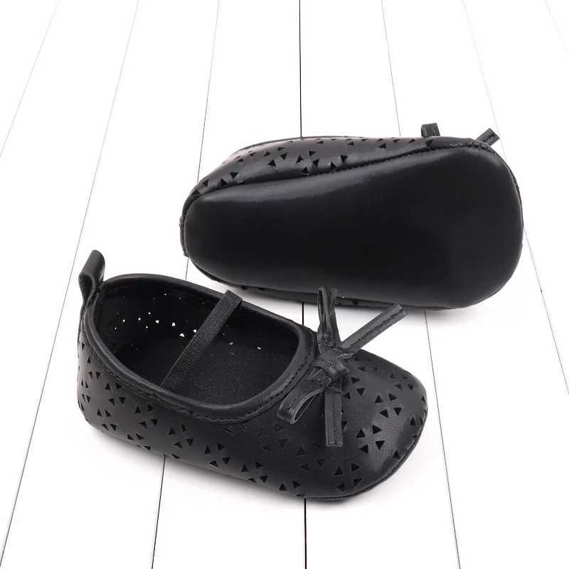 Spring and Autumn Style Princess Shoes Hollow and Breathable PU Leather Baby Walking Shoes Hollow Girls Baby Walking Shoes C251008
