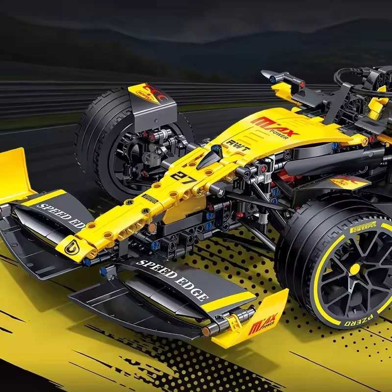 1650PCS Technical Famous F1 JKC7205 Formula City Speed Racing Car Building Blocks Vehicle Model MOC Assembly Bricks Toy For Kids Z251008