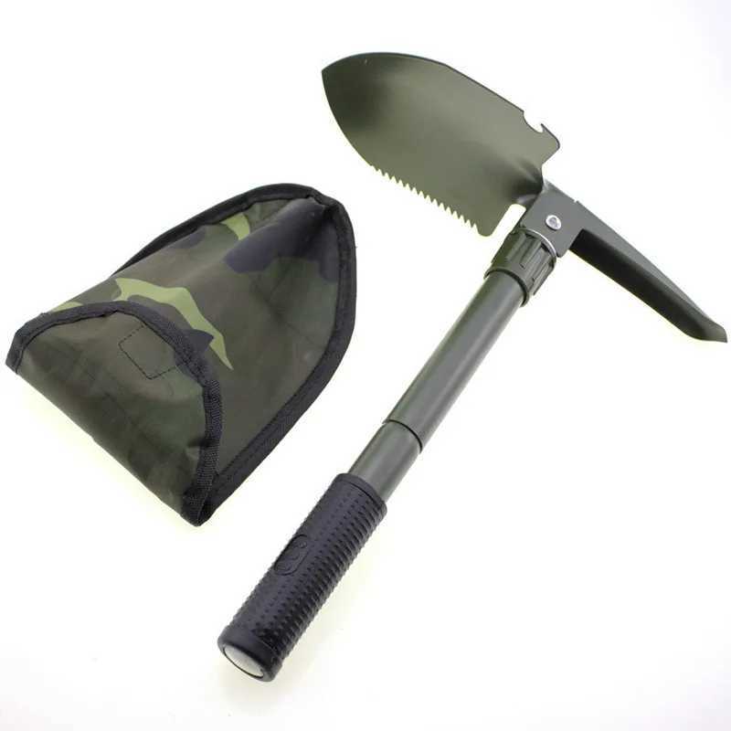 Multifunction Shovel Camping Survival Folding Shovels Outdoor Tactical Shovel Hiking Outdoor Garden Hoe Digging Tool Kit J251121