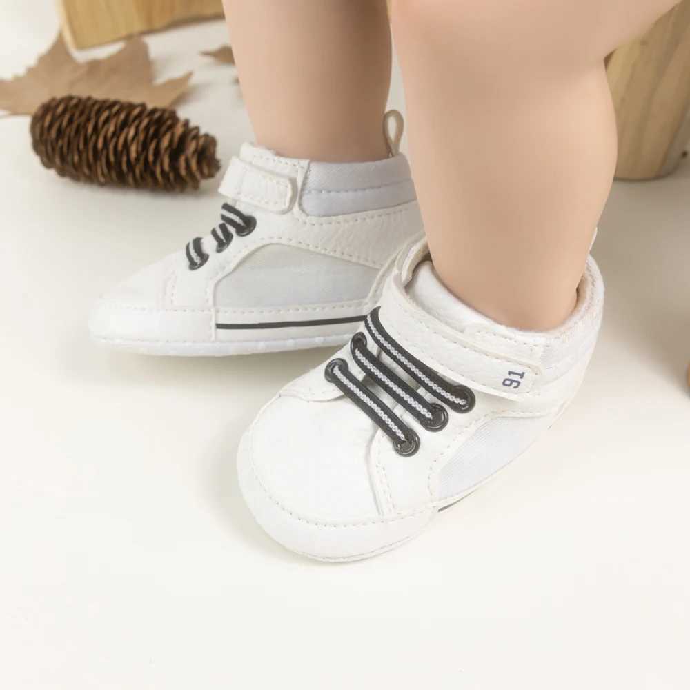 2025 New Baby Canvas Shoes 6 Colors Patchwork Breathable Baby Toddler Shoes Spring and Autumn Comfortable Hightop First Walkers C251008