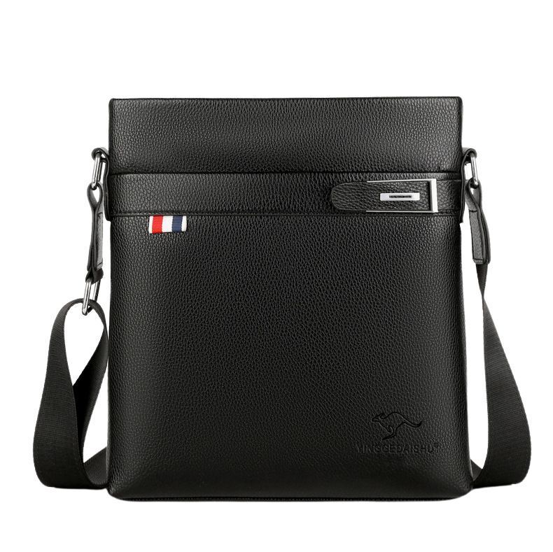 New Men's Single Shoulder Crossbody Bag Fashion Casual Luxury Bag Large Capacity Waterproof Designer Bag Men's Bag Trendy Leather Bag Commut