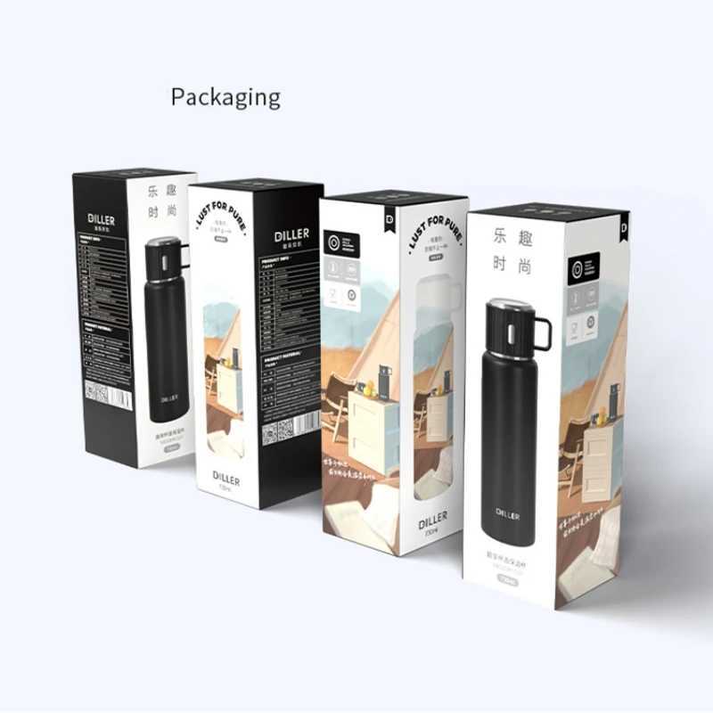 500ml Stainless Steel Thermos Bottle for Hot Coffee Vacuum Thermal Water Bottle Insulated Cup Vacuum Flasks Double Wall Travel C251008