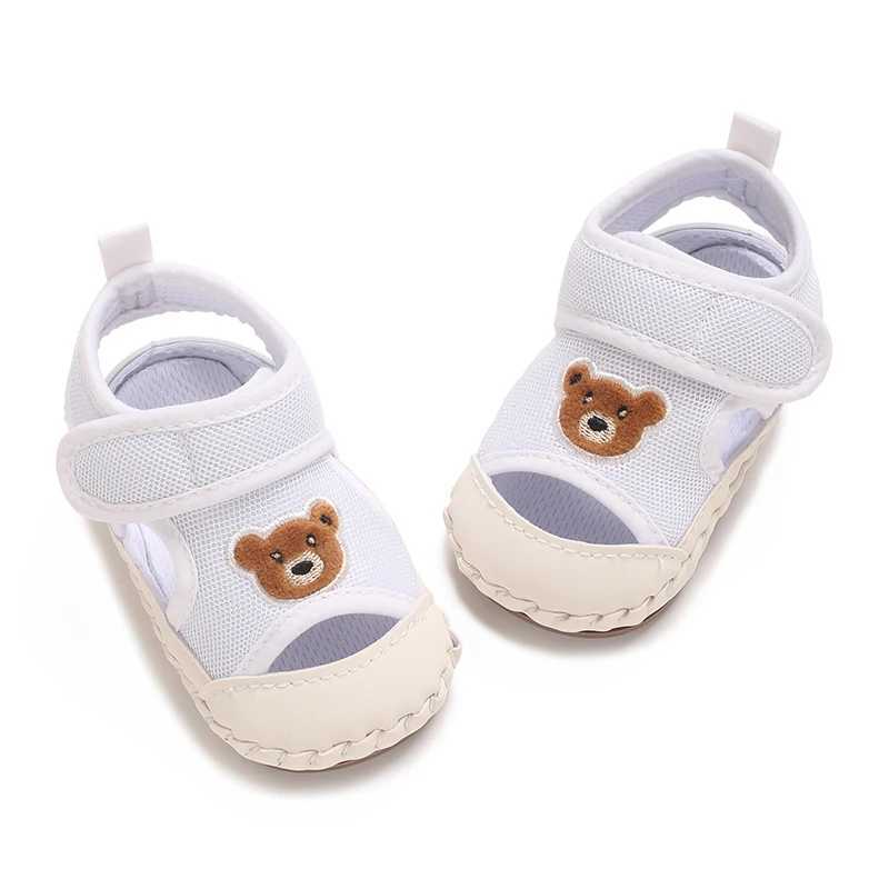 Cute Bear Soft Sole Comfortable Baby Sandals with Headband Anti Kick First Step Shoes Sandal 018 Months Baby Bed Shoes C251008