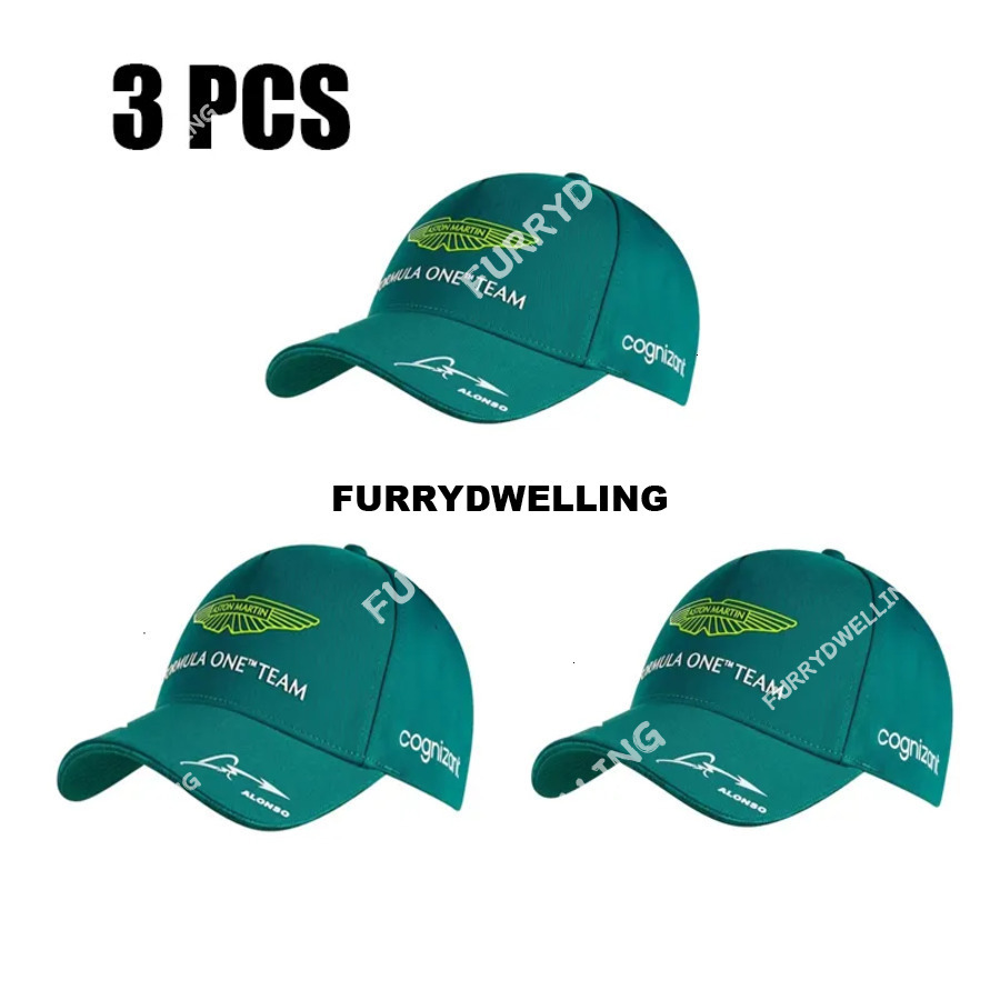 Party Dwe74 Hats 3 PCS Aston Martin Race Team Alonso For Women Men Baseball Cap 230605