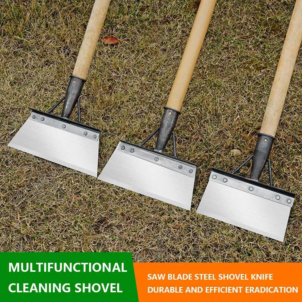 Steel Flat Shovel MultiFunctional Garden Scraper Shovel Rust Resistant Farm Weeding Planting Shovel for Digging in Garden Beds J251121
