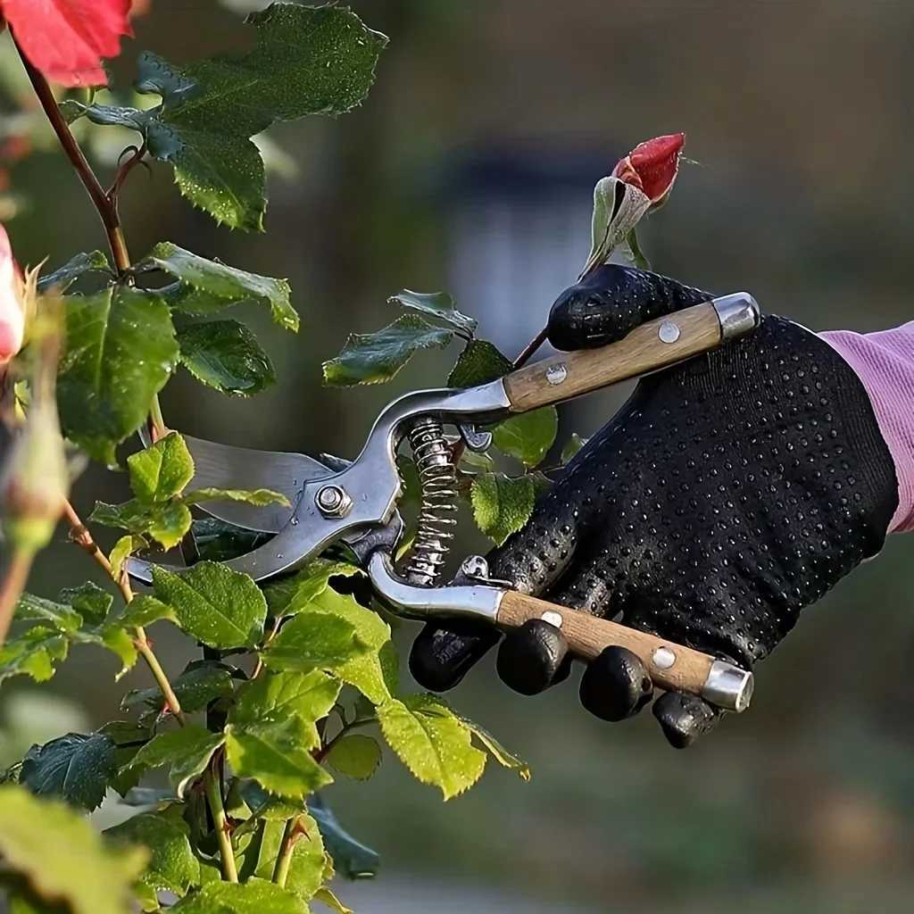 1pc Wooden Handle Pruning Shears Fruit Branch Scissors Elbow Shears Garden Shears Fruit Picking Shears 807inch205cm J251121