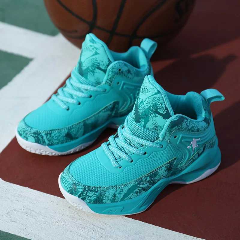 2025 Basketball Shoes for Kids Sneakers New Boys Brand Thick Sole Nonslip Children Sports Shoes Child Boy Basket Trainer Shoes C251008