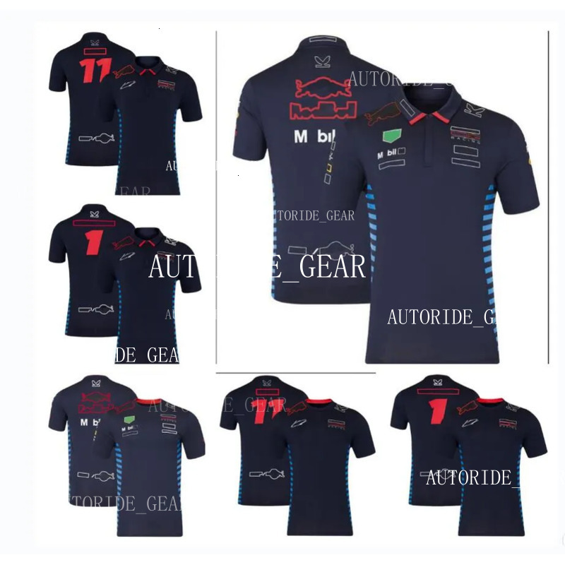 F12025 Summer Polo Shirt Team F1 Utor28 T-Shirt Same Customised