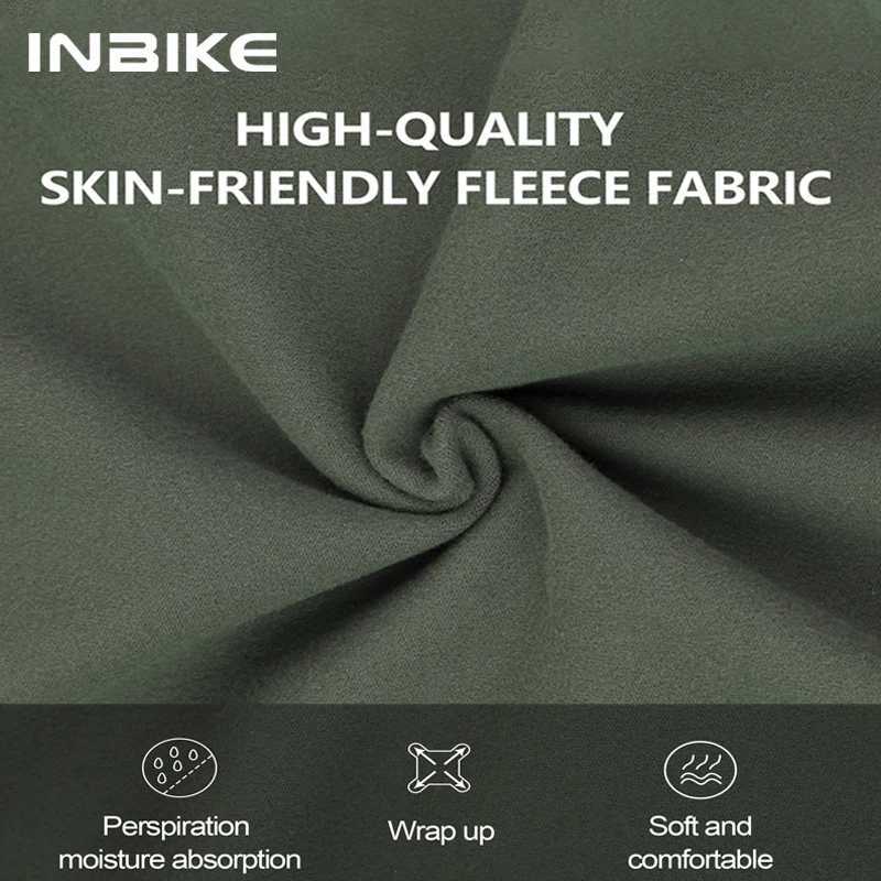 INIBKE Long Sleeved Mens Cycling Jersey Winter Fleece Bicycle Jersey Bike Riding Clothing Reflective Full Zipper 3 Rear Pockets J251008