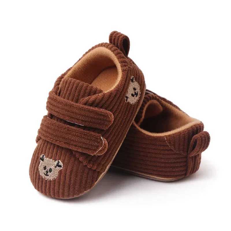 Cartoon Bear Shoes Casual Anti Drop Baby Shoes Soft Sole Baby Girls Boys Walking Shoes Infant Toddler First Walkers C251008