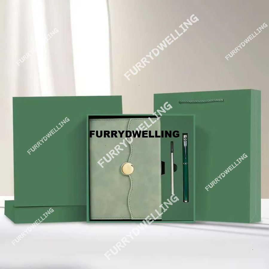 Wholesale Promotional A5 Dwe74 Business Leather Pens Custom Company Corporate Notebook And Pen Gift Set