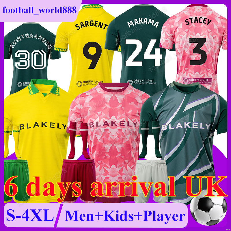 4XL Norwichs City 25 26 Soccer Jerseys SARGENT MAKAMA KVISTGAARDEN 2025 football shirts DARLING STACEY JURASEK.M football kits CRNAC GRIMSHAW Men Kids Kit Socks Sets