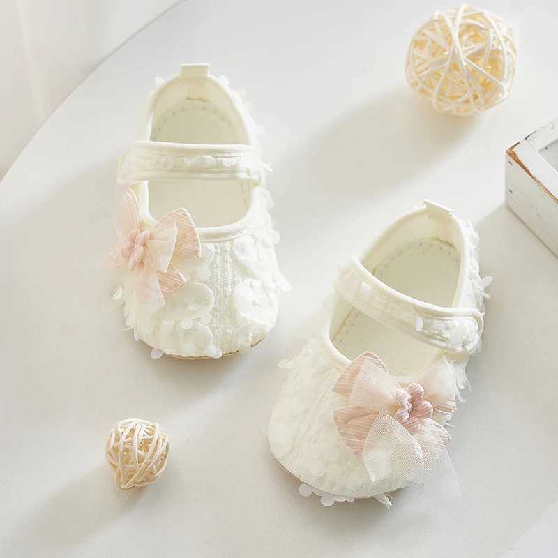 Adorable Baby Girl Bow Flats Shoes with Petal Design for Special Occasions like Parties Festivals and Baby Showers Perfect C251008