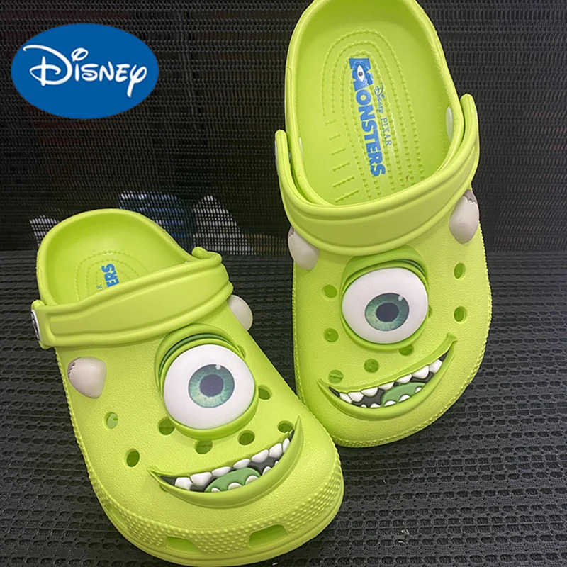 Disney Mike Anime Children Slippers Kawaii Monsters Sandals Eva Beach home Breathable Shoes Kids Gift AnkleWrap Casual Comfort H251008