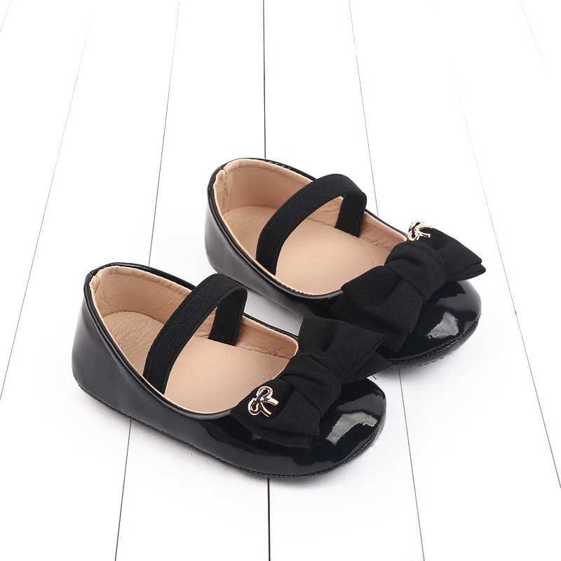 Spring and Summer 2025 New Style Baby Princess Shoes Leather Bow Tie Baby Shoes Soft Sole Learning Walkers baby shoesD2778 C251008