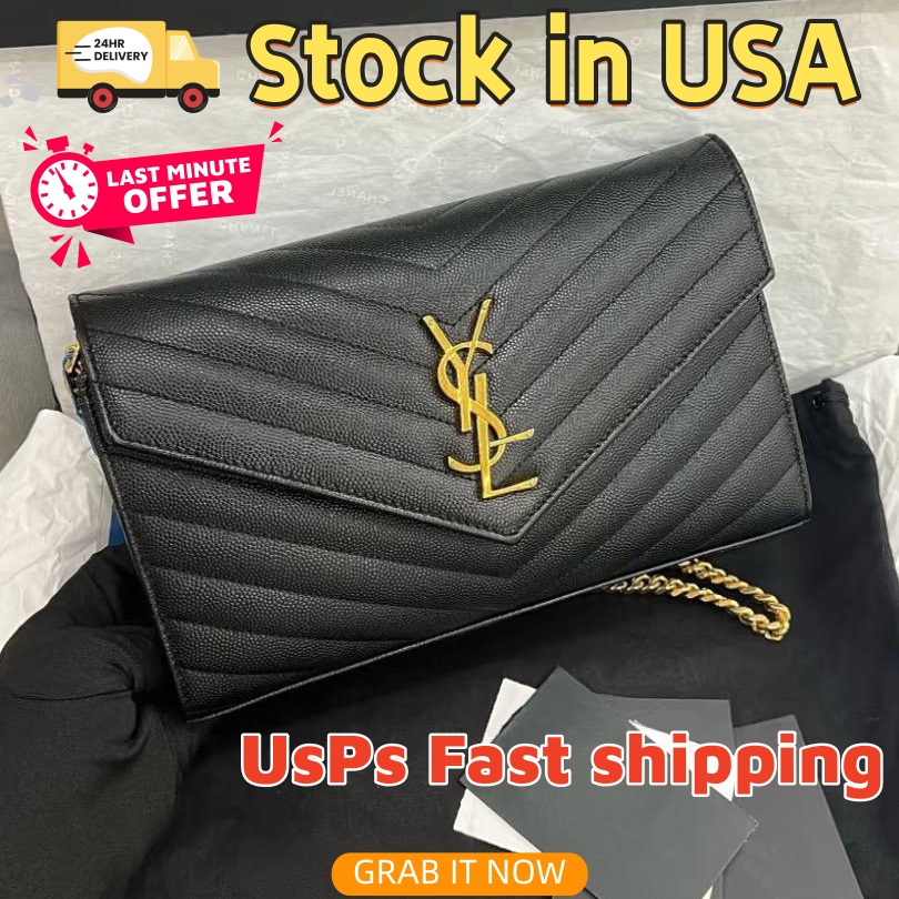 Designer Bag luxury crossbody Womens Shoulder Bagswallet black handbag sheepskin bag caviar bags Gold Sliver chain bag classic flap designer shoulder bag