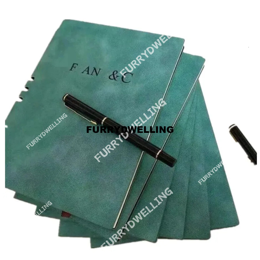 Wholesale Notepads Designer Student Notebook+Signature Pen Set Dwe74 Business Notebook Set-2