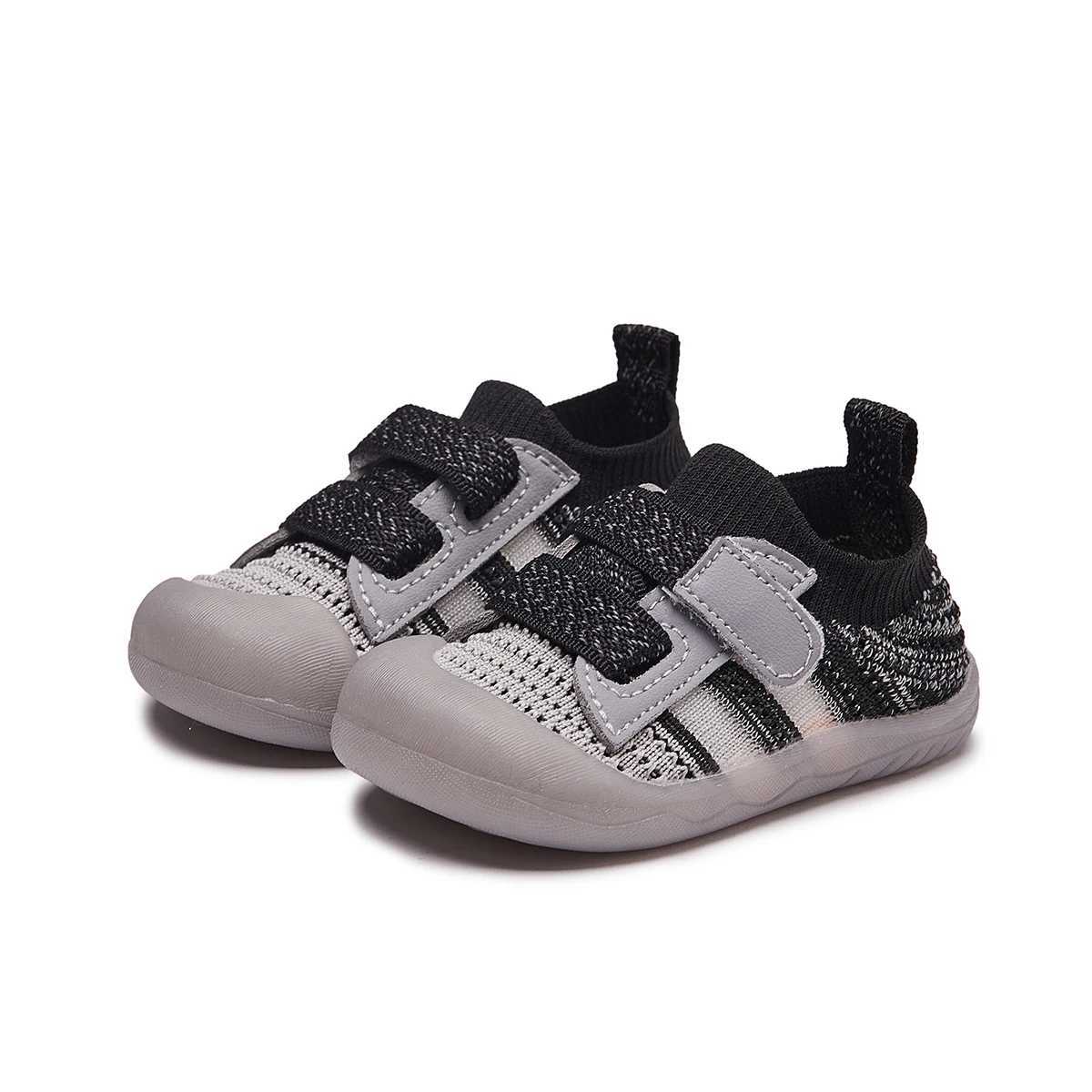 Baby Boys Girls Snakers Rubber Sole Nonslip Outdoor Shoes Toddler Walking Shoes Infant Shoe C251008