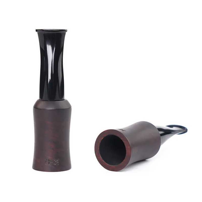 Ebony Wood Cigar Mouthpiece Holder Tip Filter Wooden Cigar Holder Mouthpiece Filter Tip Cigar Tip Filter Holder Mouthpiece Y251008